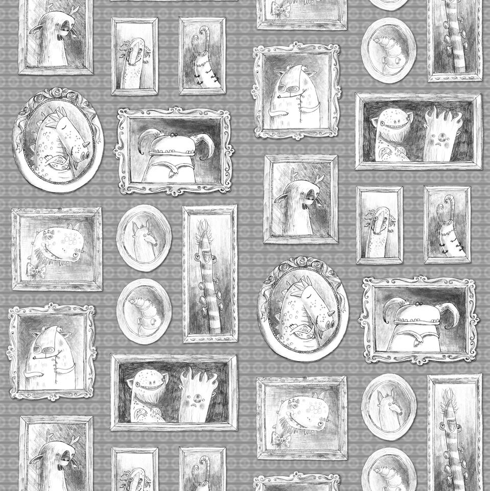 Some Monsters Endpapers